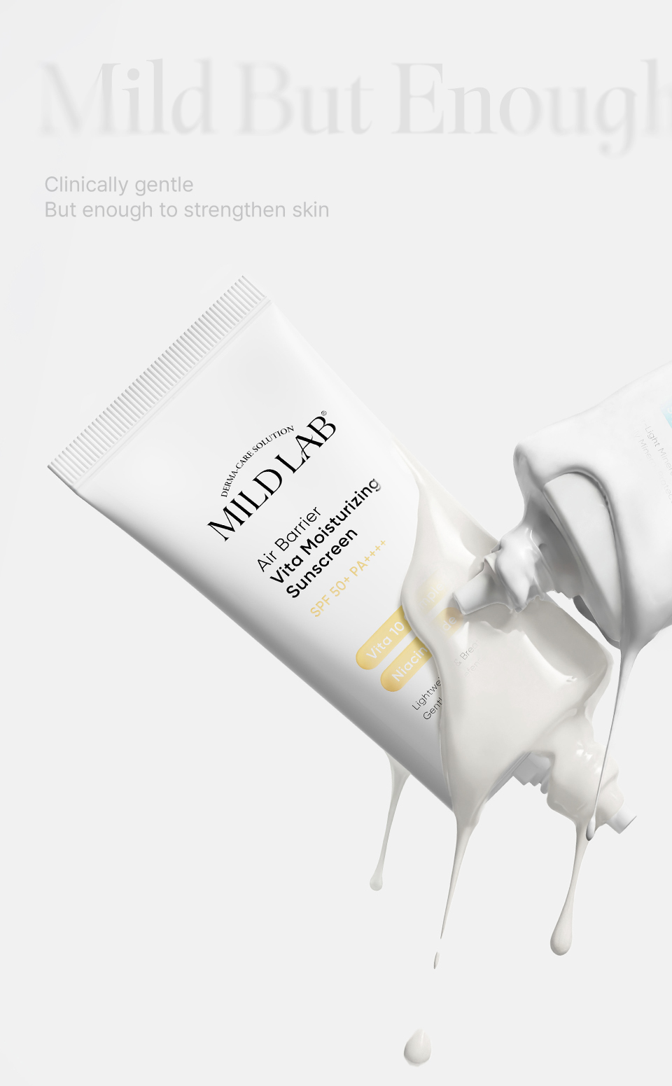 마일드랩(MILDLAB) 에어베리어 비타 수분 선크림 50ml - 후기 | 무신사