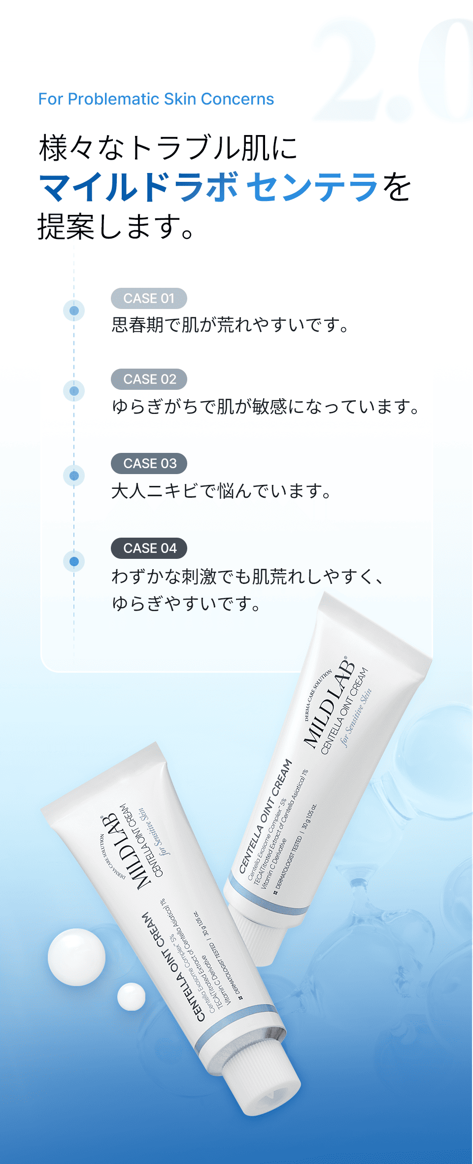 Qoo10] MILD LAB 【ニキビ】センテラオイントクリーム 30